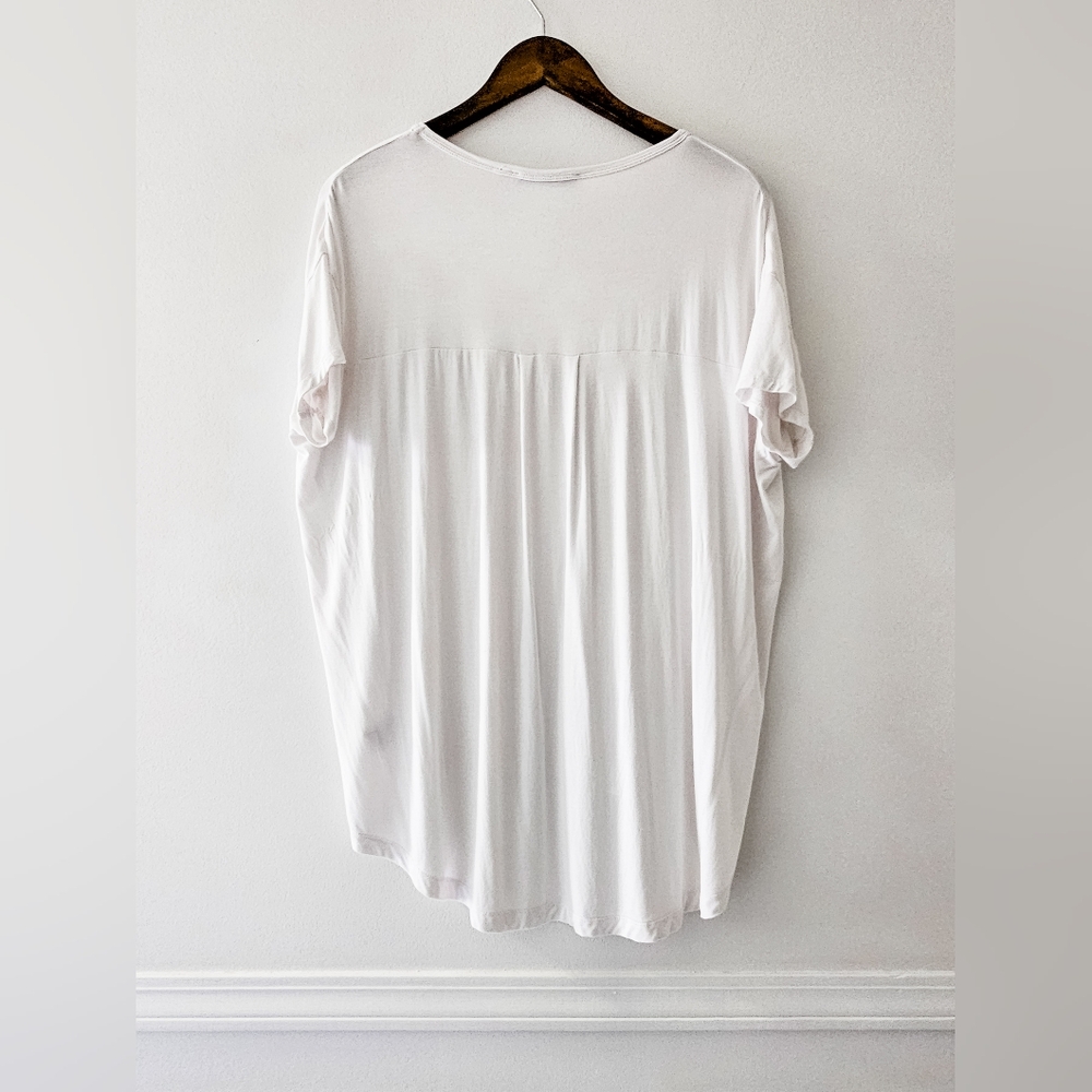 Cove Women's White V-Neck Top - Picture 6 of 6